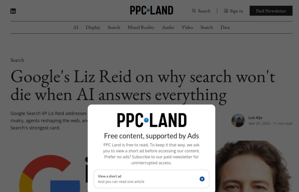 Source: Google blog, Liz Reid on why Search will not die when AI answers everything